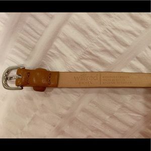 Wilfred skinny tan belt